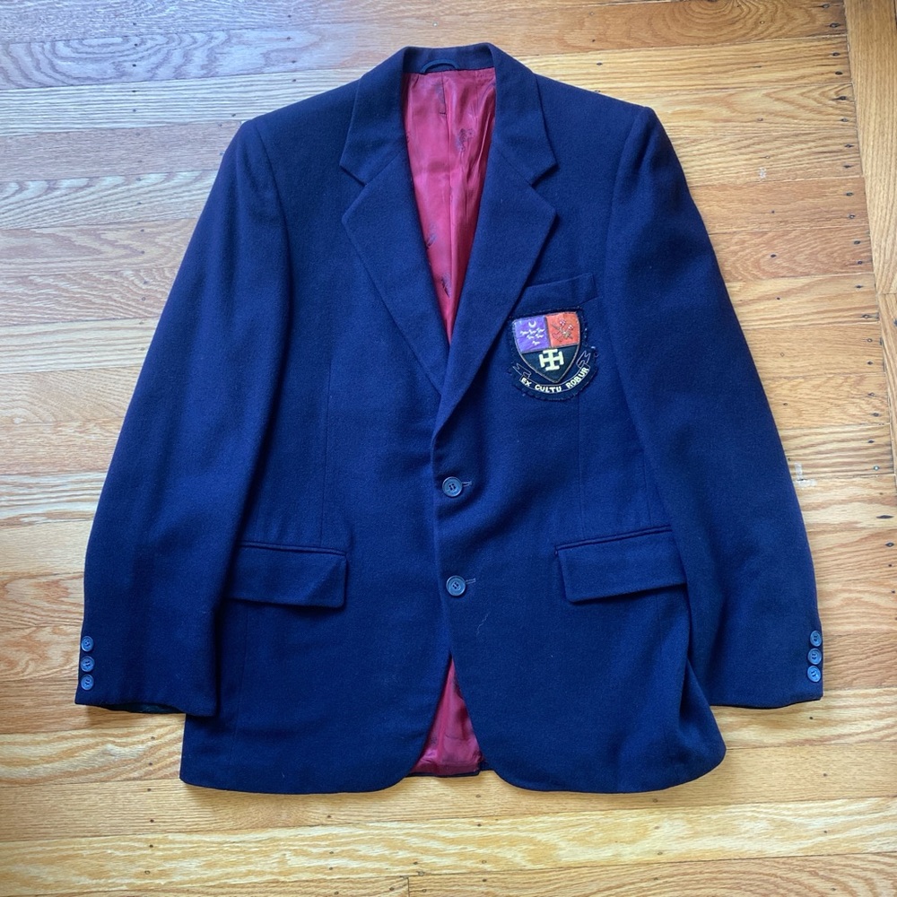 Vintage School Crest Blazer